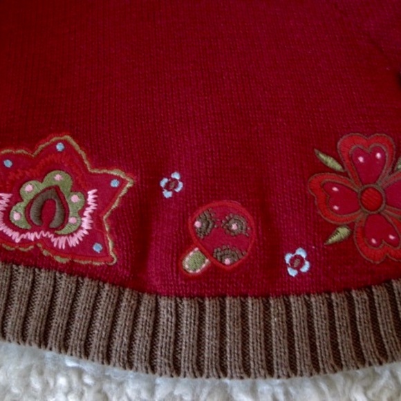 Gagou Tagou Infant Hooded Knit Cape - Picture 7 of 10